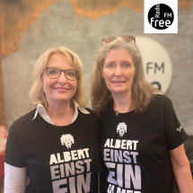 Petra Kindl und Ditte Endriss bei Radio free FM