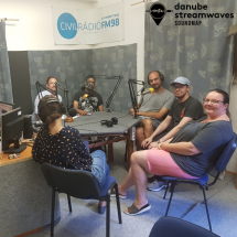 Der Workshop bei bei Radio Civil in Budapest